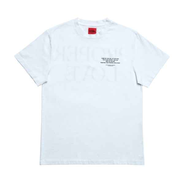 Front of Kids of the Diaspora: Proper Love Shirt for Amoako Boafo