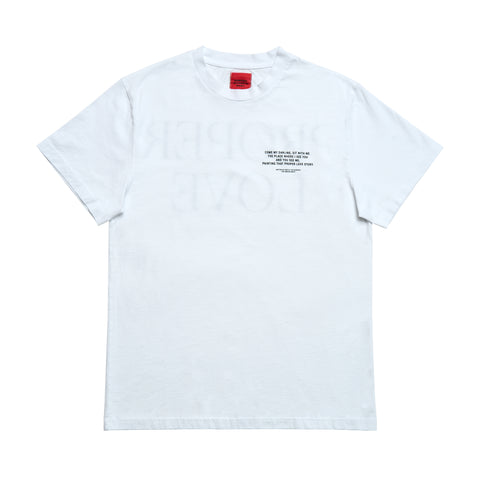 Front of Kids of the Diaspora: Proper Love Shirt for Amoako Boafo