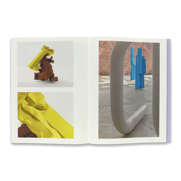Interior spread of Carol Bove Guggenheim book, Volume I