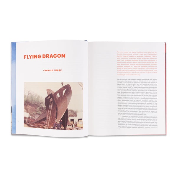 Interior spread of the book Calder: Flying Dragon