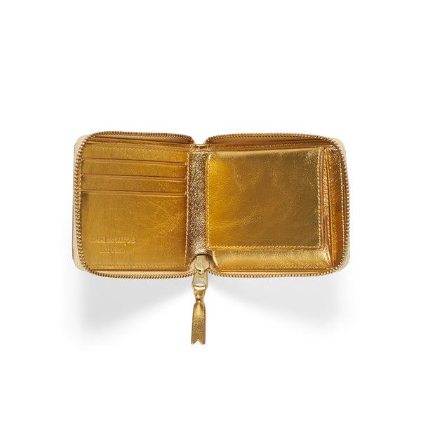 Interior of Comme des Garçons: Gold Line Wallet in gold