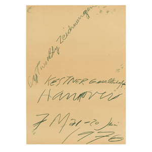 Cy Twombly: Zeichnungen vintage poster