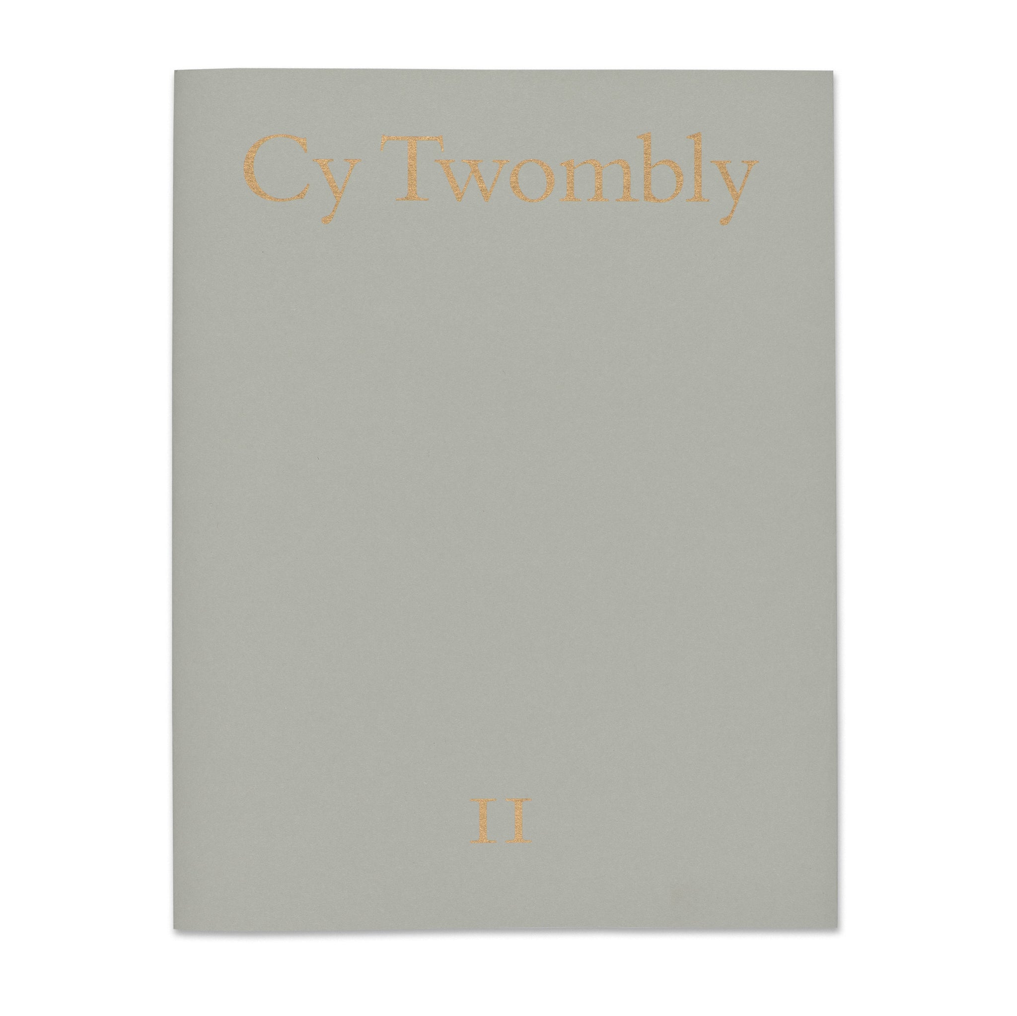Cy Twombly Book | Gagosian Shop