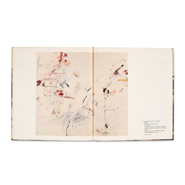 Interior spread of Cy Twombly: Bilder Paintings, 1952–1976, Volume 1 book