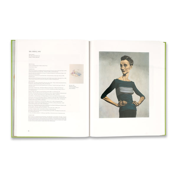 Interior spread of the John Currin monograph