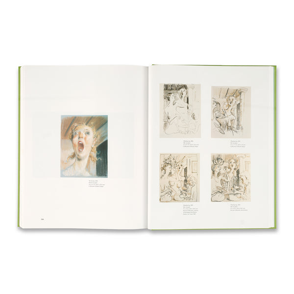 Interior spread of the John Currin monograph