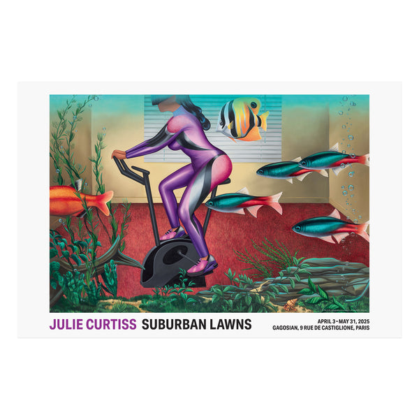 Julie Curtiss: Suburban Lawns poster