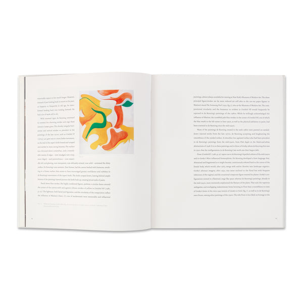 Interior spread of Willem de Kooning: The Last Beginning book
