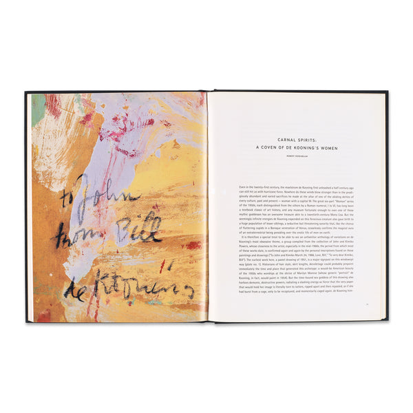 Interior spread of Willem de Kooning: Mostly Women: Drawings and Paintings from the John and Kimiko Powers Collection book