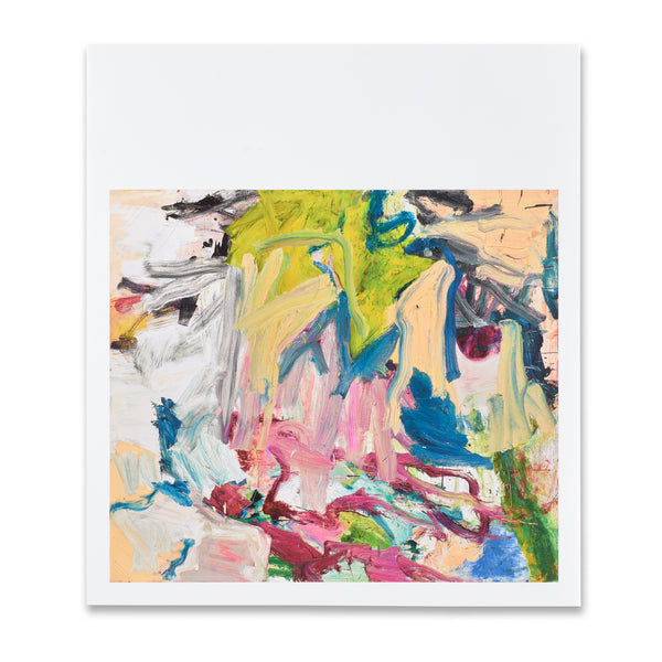 Back cover of Willem de Kooning: Endless Painting book in dust jacket