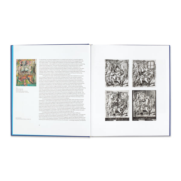 Interior spread of Willem de Kooning: Endless Painting book