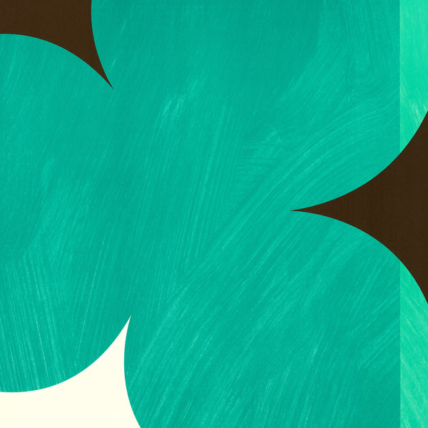 Detail of Sarah Crowner: Untitled (Green Clovers)