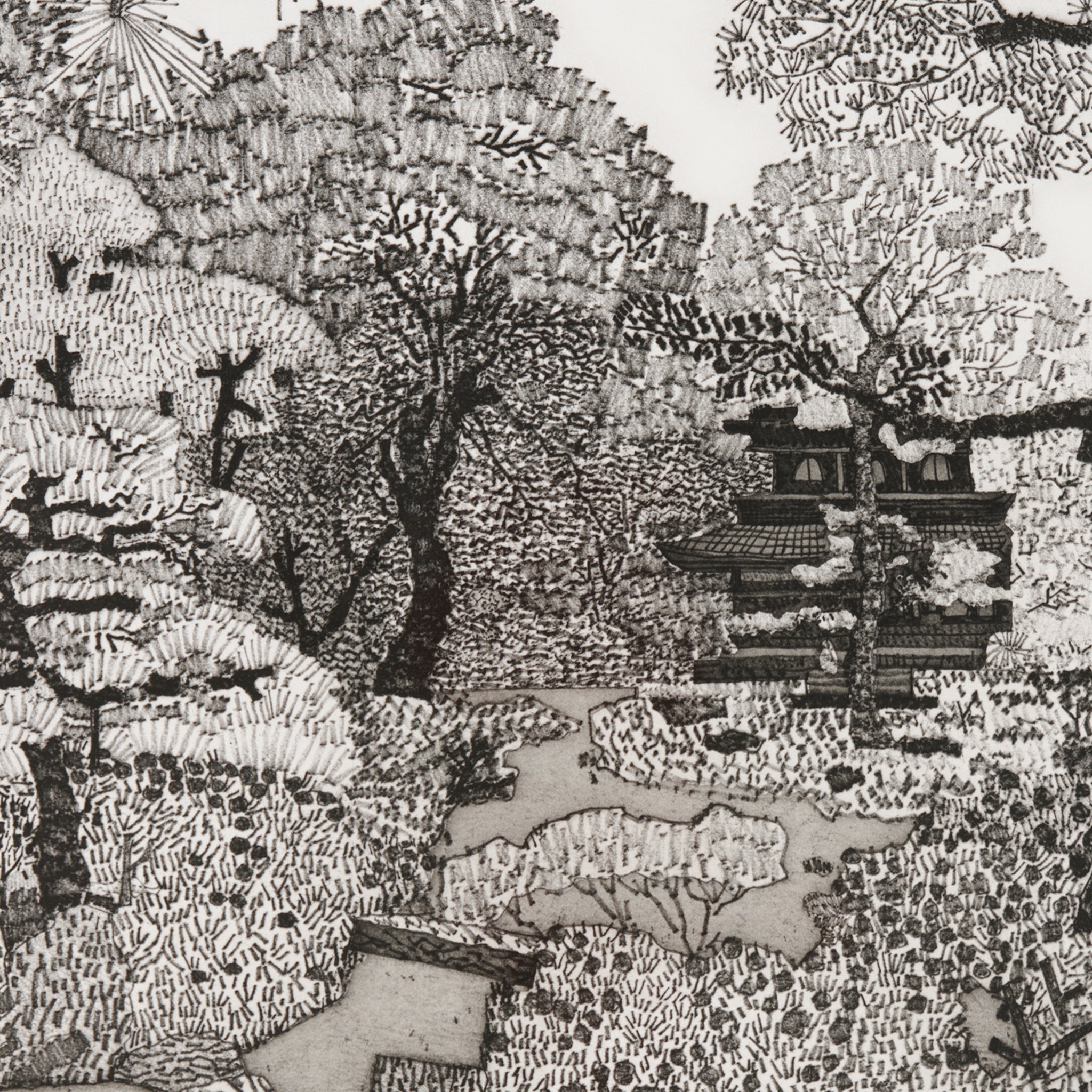 Jonas Wood: Japanese Landscape Print | Gagosian Shop