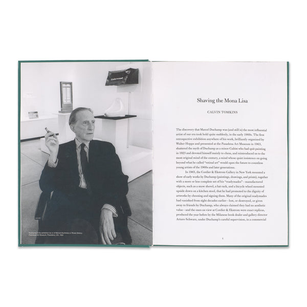 Interior spread of Marcel Duchamp 2014 book