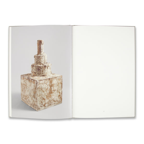 Interior spread of Cy Twombly: Eight Sculptures book