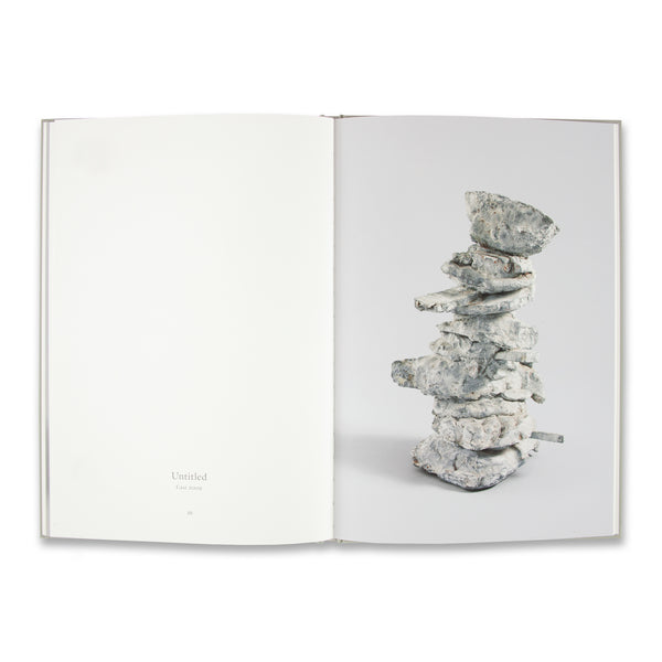 Interior spread of Cy Twombly: Eight Sculptures book