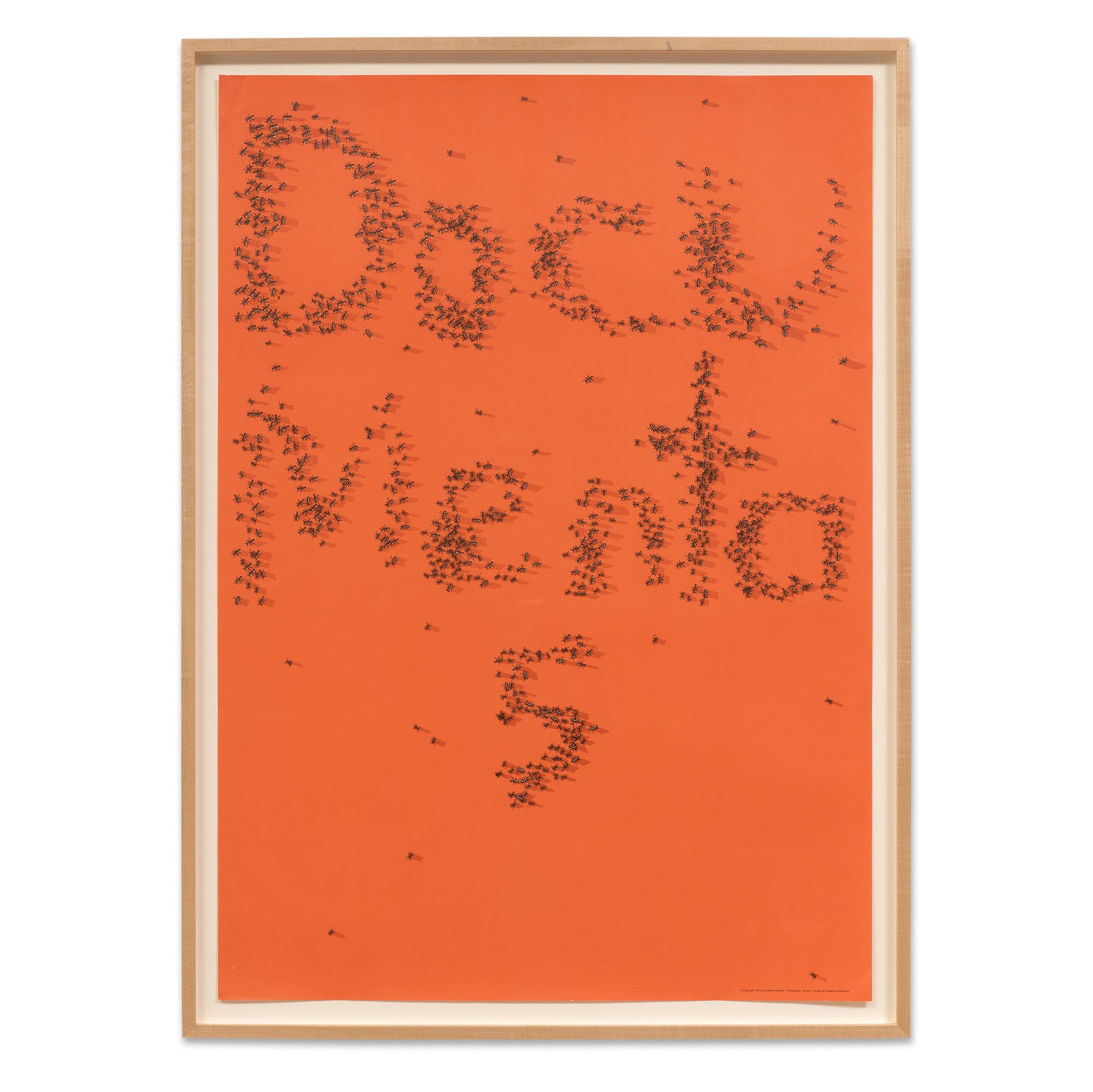 Ed Ruscha Documenta 5 Vintage Poster | Gagosian Shop