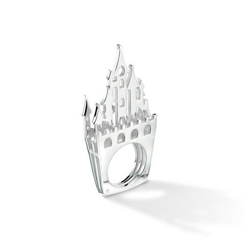 Ippolita × Rachel Feinstein: Fan Castle Ring (Silver)