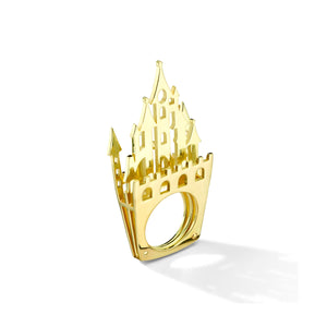 Rachel Feinstein × Ippolita: Fan Castle Ring (Gold)