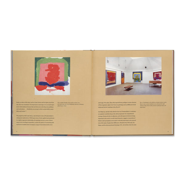 Interior spread of Helen Frankenthaler: Composing with Color: Paintings 1962–1963 book