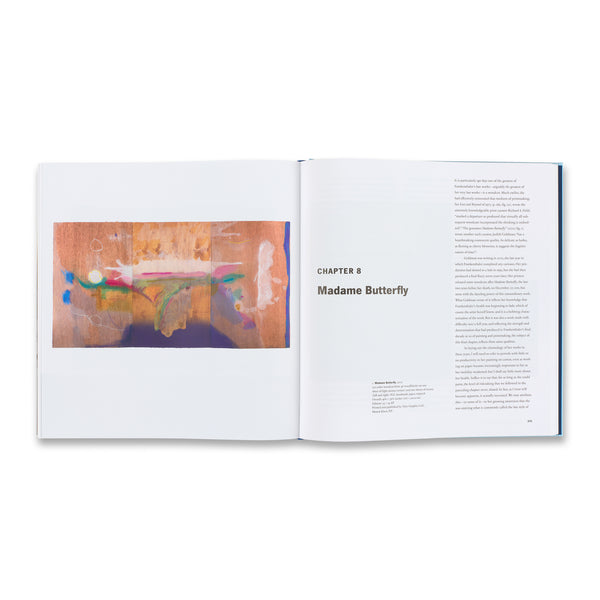 Interior spread of the Frankenthaler by John Elderfield monograph