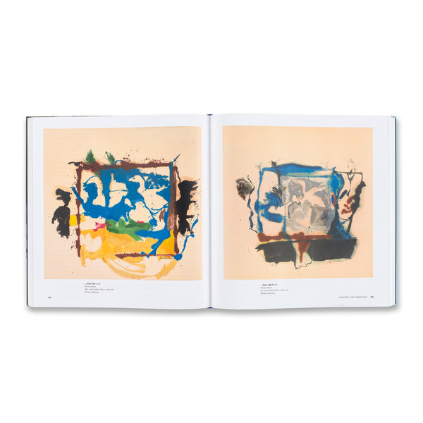 Interior spread of the Frankenthaler by John Elderfield monograph