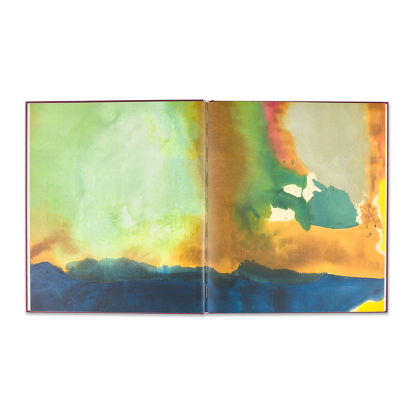 Interior spread of Line into Color, Color into Line: Helen Frankenthaler, Paintings, 1962–1987 book