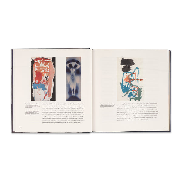 Interior spread of Painted on 21st Street: Helen Frankenthaler from 1950 to 1959 book