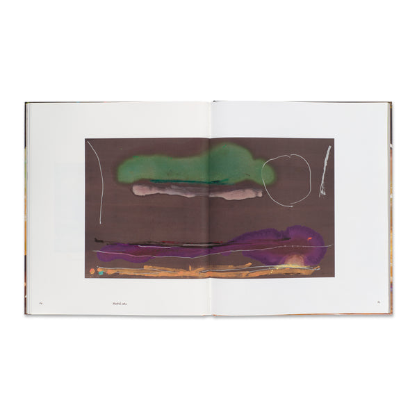 Interior spread of the book Pittura/Panorama: Paintings by Helen Frankenthaler, 1952–1992