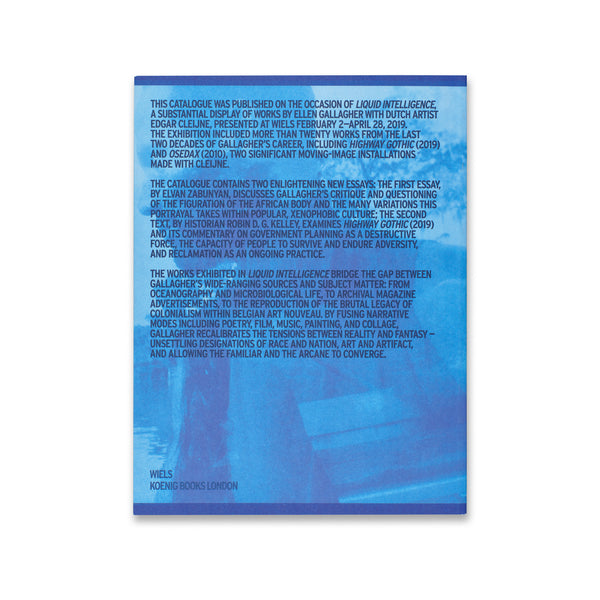 Back cover of Liquid Intelligence: Ellen Gallagher with Edgar Cleijne book