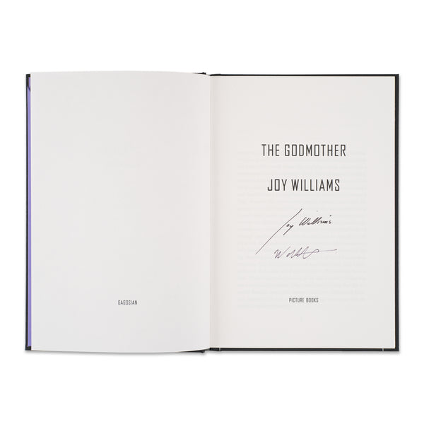 Signed title page of The Godmother book