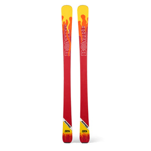 Piero Golia × Bomber: All Mountain 78 Fireflyer Raging Red Skis