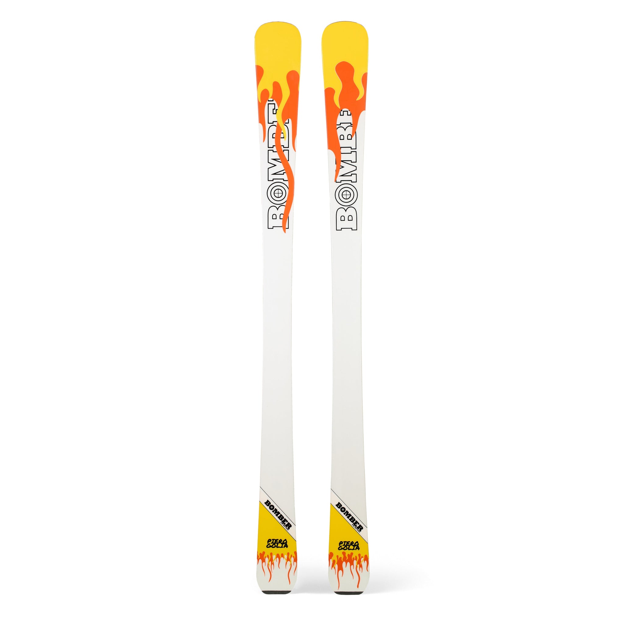 Piero Golia × Bomber: All Mountain 78 Fireflyer Ice Hot Skis