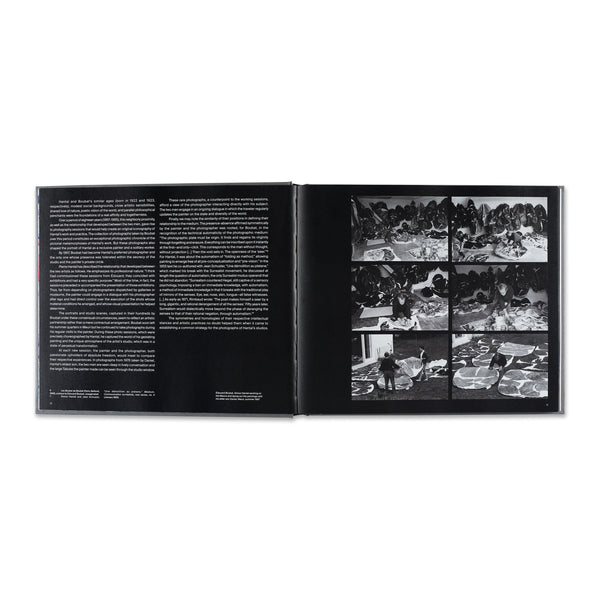 Interior spread of Simon Hantaï: The Last Studio book