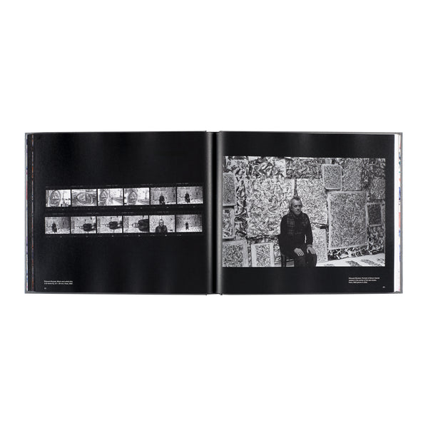 Interior spread of Simon Hantaï: The Last Studio book