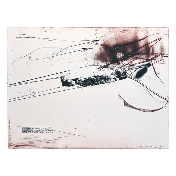 Michael Heizer: Dragged Mass print