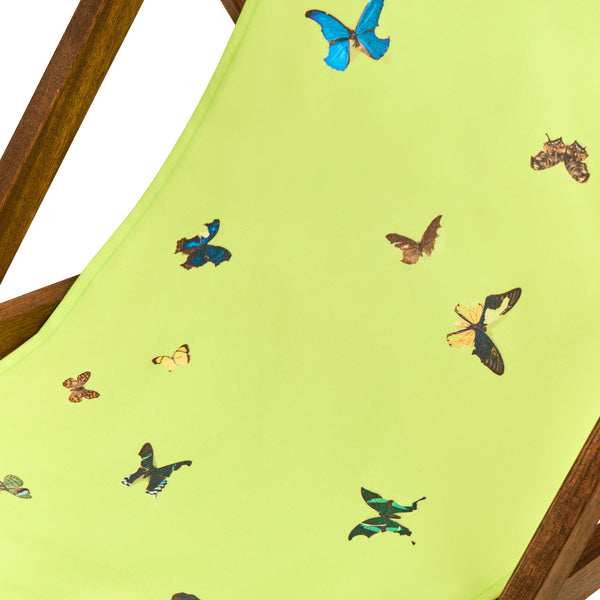 Detail of Damien Hirst Deck Chair (Green)