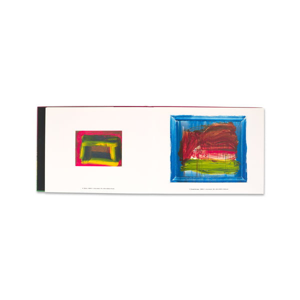 Interior spread of Howard Hodgkin: New Paintings 2007–2011 book