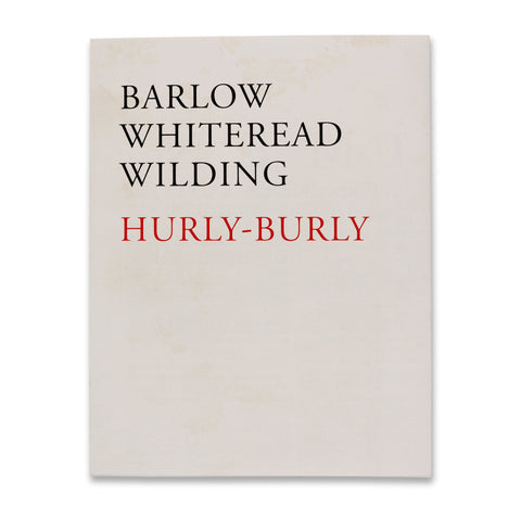 Cover of the book Hurly-burly: Phyllida Barlow, Rachel Whiteread, Alison Wilding
