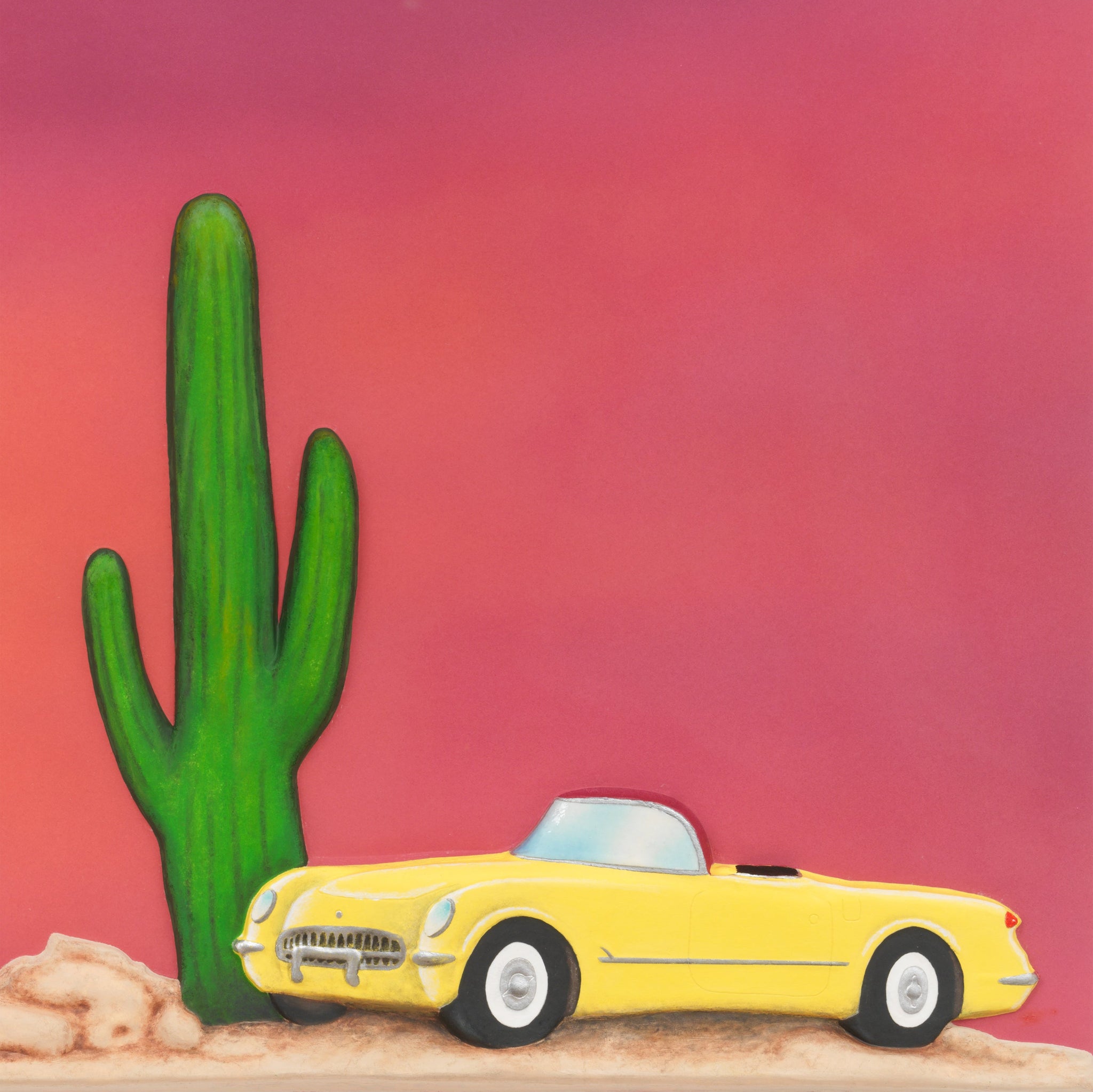 desperado cactus Alex Israel: Desperado (Yellow Car)