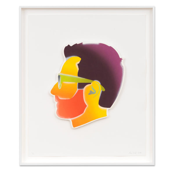 Alex Israel: Self-Portrait (Yellow Face) in frame