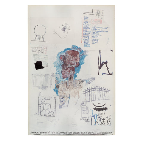 Jean-Michel Basquiat 1986 poster