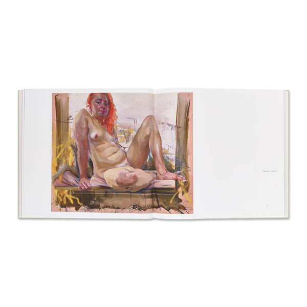 Interior spread of Jenny Saville a Ca’ Pesaro book