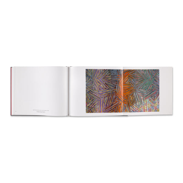 Interior spread of Jasper Johns: Between the Clock and the Bed book