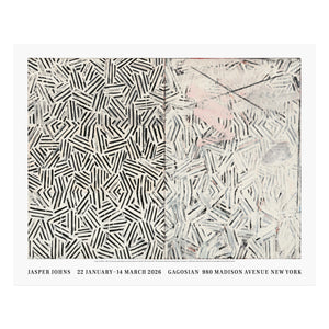 Jasper Johns: Between the Clock and the Bed Poster | Gagosian Shop