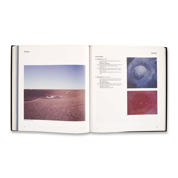 Interior spread of the rare book James Turrell