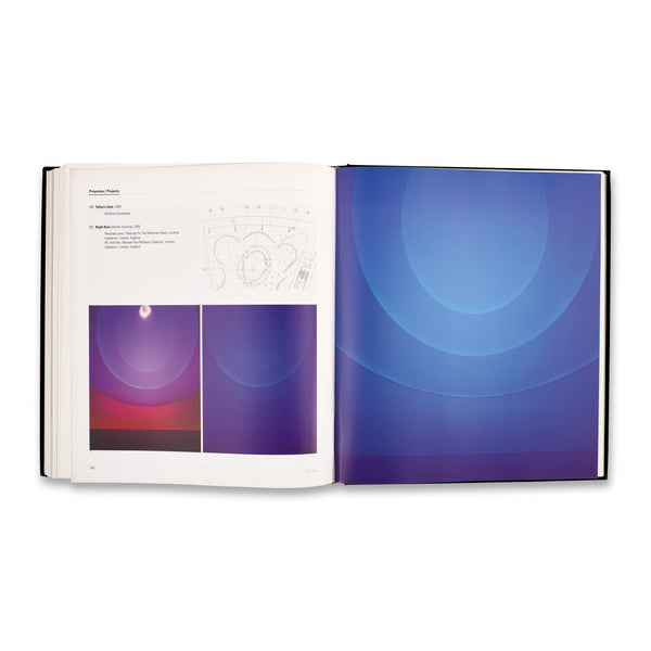 Interior spread of the rare book James Turrell