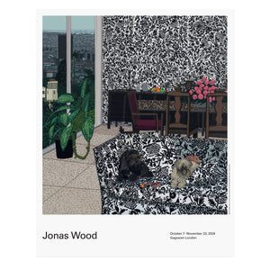 Jonas Wood poster featuring Robot and Bear (2024)