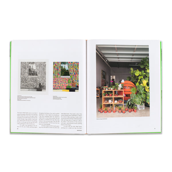 Interior spread of Jonas Wood: Plants and Animals book