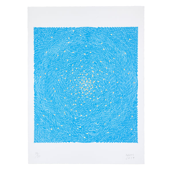 Y.Z. Kami: Blue Dome print